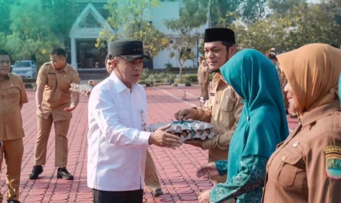 ASPRUMNAS Dukung Program Penurunan Stunting, Pemkab Karawang Terima Bantuan Telur 28,5 Ton