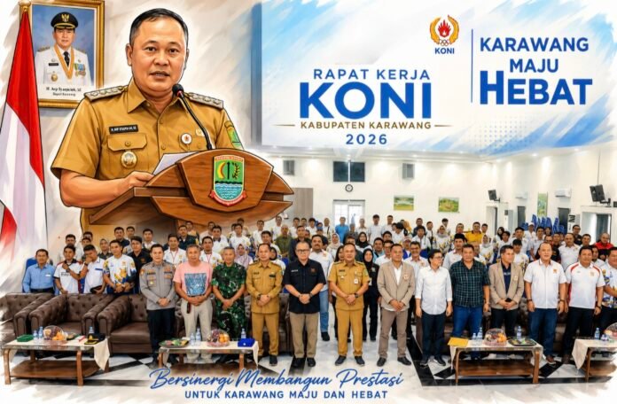 Rakerda KONI Karawang Jadi Momentum Menyusun Strategi Menuju Prestasi Gemilang