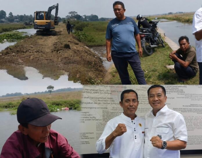 Jalan Usaha Tani di Desa Balongsari Mulai Dibangun, Warga Apresiasi Bupati Karawang H. Aep Syaepuloh dan Anggota DPRD H. Karsim