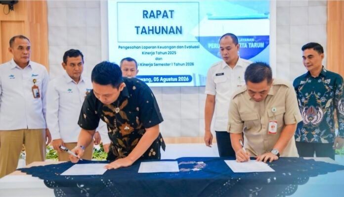 Bupati Aep: Keberhasilan Perumdam Tirta Tarum Harus Sejalan dengan Peningkatan Pelayanan Air Bersih